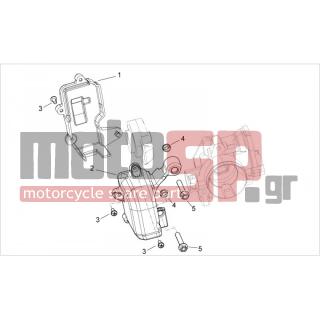 Aprilia - MANA 850 GT 2012 - Body Parts - Protector f body. - AP8150413 - ΒΙΔA 3,9x14 SHIVER 750