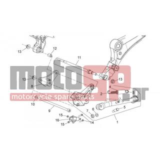 Aprilia - MANA 850 GT 2011 - Frame - Stands - AP8150451 - ΠΑΞΙΜΑΔΙ M5*