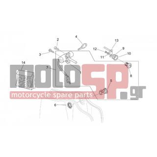 Aprilia - MOJITO 125 2000 - Body Parts - Sticker Kit and LOCKS - AP8167150 - Αυτοκόλλητο-σειρά