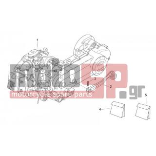 Aprilia - MOJITO 125 2000 - Engine/Transmission - Engine - Gaskets - AP8550414 - Σετ φλάντζες-τσιμούχες λαδιού κινητήρα