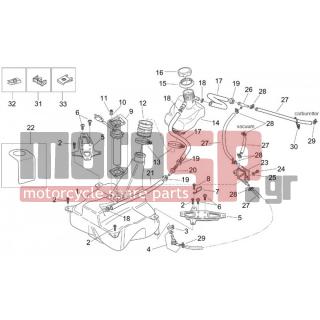Aprilia - MOJITO 125 2000 - Body Parts - fuel tank - AP8152246 - ΒΙΔΑ