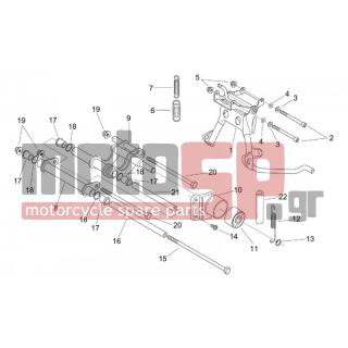 Aprilia - MOJITO 125 2000 - Engine/Transmission - Stand - connecting rod - AP8550032 - Δακτύλιος Seeger