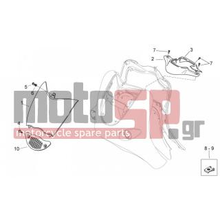 Aprilia - MOJITO 125 E3 2008 - Body Parts - Coachman. FRONT - Hood - AP8152298 - ΒΙΔΑ