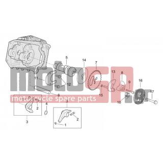 Aprilia - MOJITO 125-150 2007 - Engine/Transmission - Distribution - AP8560008 - Βίδα