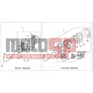 Aprilia - MOJITO 125-150 2003 - Electrical - Instrument panel - AP8152391 - Ροδέλα inox