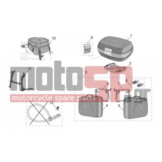 Aprilia - PEGASO 650 1998 - Body Parts - Axes.-Baggage, suitcases, bags-Miscellaneous - AP8790114 - Κιτ ρότορες+κλειδιά ενιαία