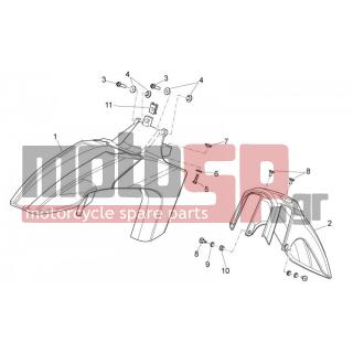 Aprilia - PEGASO STRADA TRAIL 650 IE 2009 - Body Parts - Bodywork FRONT IIII - AP8152278 - Βίδα ΤΕ με ροδέλα M6x16