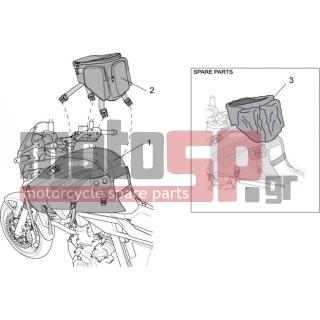 Aprilia - PEGASO STRADA TRAIL 650 IE 2005 - Body Parts - Acc. - Luggage, suitcases, handbags III - AP8792404 - Κάλυμμα τσαντών από τη βροχή t.bag