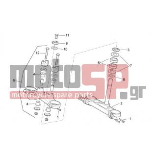 Aprilia - PEGASO STRADA TRAIL 650 IE 2007 - Frame - Steering-Trail - AP8101106 - Δακτύλιος στεγανότητας