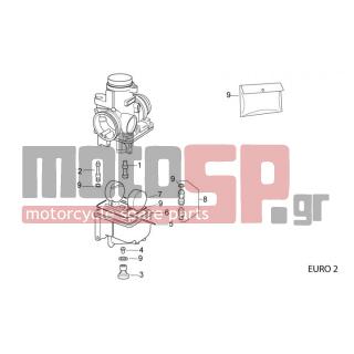 Aprilia - RS 125 2010 - Engine/Transmission - CARBURETOR III - AP8106724 - ΖΗΚΛΕΡ BN 266 RS 125 99-08/MX 125 04-06