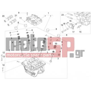 Aprilia - RS4 125 4T 2012 - Engine/Transmission - Head - valves - 709674 - ΒΙΔΑ M6X20