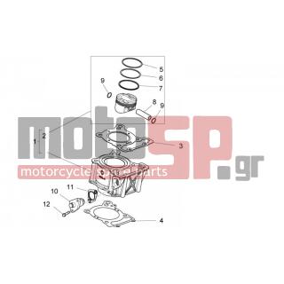 Aprilia - RS4 125 4T 2013 - Engine/Transmission - Cylinder - Piston