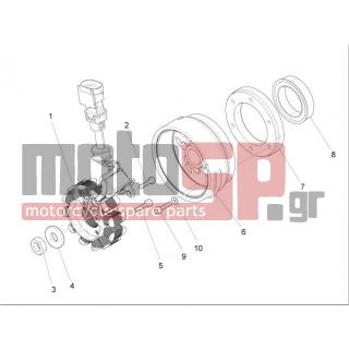 Aprilia - RS4 125 4T 2013 - Engine/Transmission - Magneto / Ignition - 873498 - Παξιμάδι
