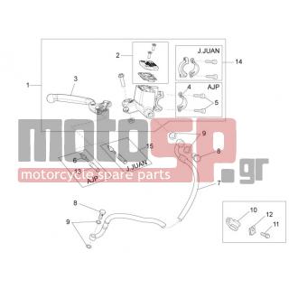 Aprilia - RS4 50 2T 2012 - Brakes - PUMP BRAKE FRONT - 4512 - Βίδα