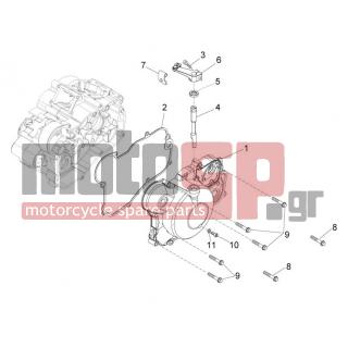 Aprilia - RS4 50 2T 2013 - Engine/Transmission - COVER clutch - CM1507044 - Καπάκι συμπλέκτη
