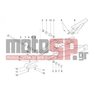 Aprilia - RS4 50 2T 2012 - Suspension - Fork - B043207 - Κάρτερ αλυσίδας