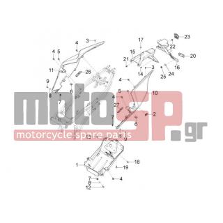 Aprilia - RS4 50 2T 2011 - Πλαίσιο - rear bodywork - AP8102375 - ΚΛΙΠΣ M5 AP8102375