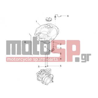 Aprilia - RS4 50 2T 2012 - Body Parts - petrol tank - 866523 - Φίλτρο κομπλέ
