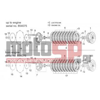 Aprilia - RST 1000 FUTURA 2002 - Κινητήρας/Κιβώτιο Ταχυτήτων - clutch I