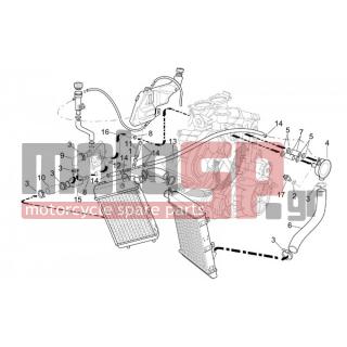 Aprilia - RSV 1000 2001 - Κινητήρας/Κιβώτιο Ταχυτήτων - aluminum washer - AP8120978 - ΣΩΛΗΝΑΣ ΝΕΡΟΥ TUONO-RSV