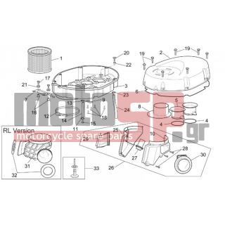 Aprilia - RSV 1000 2003 - Κινητήρας/Κιβώτιο Ταχυτήτων - filter box - AP8102763 - Σφιχτήρας 100-120