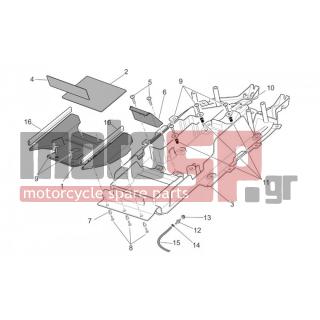 Aprilia - RSV 1000 2005 - Body Parts - Space under the seat - AP8152302 - ΒΙΔΑ M5X12