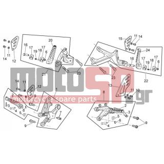 Aprilia - RSV4 1000 APRC FACTORY STD SE 2012 - Frame - sill - AP8224470 - ΒΙΔΑ M6x20