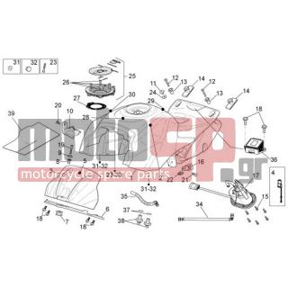Aprilia - RSV4 1000 APRC R 2011 - Body Parts - petrol tank - AP8150285 - ΒΙΔΑ