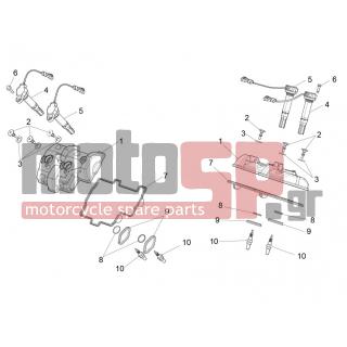 Aprilia - RSV4 RACING FACTORY LE 1000 2015 - Κινητήρας/Κιβώτιο Ταχυτήτων - COVER head - 2A000464 - Καπάκι βαλβίδων μαγνήσιο ΜΑΥΡΟ