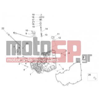 Aprilia - RSV4 RACING FACTORY LE 1000 2015 - Engine/Transmission - COVER clutch - 122675 - ΒΙΔΑ M6X12