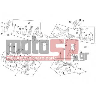 Aprilia - RSV4 RACING FACTORY LE 1000 2015 - Frame - sill - CM228401 - ΠΕΙΡΑΚΙ ΜΠΡ ΜΑΡΣΠΙΕ DORSO/CAPONORD 1200