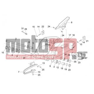 Aprilia - RSV4 RACING FACTORY LE 1000 2016 - Suspension - Fork - 2B001920 - Βίδα ρύθμισης τεντωτήρα αλυσίδας