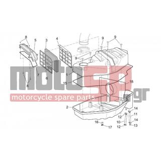 Aprilia - SCARABEO 125-200 E2 (KIN. PIAGGIO) 2003 - Engine/Transmission - filter box - AP8101595 - ΣΦΥΚΤΗΡΑΣ D10,1