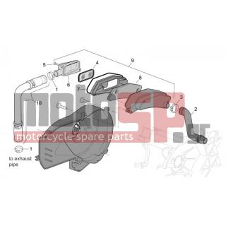 Aprilia - SCARABEO 50 2T E2 NET 2009 - Κινητήρας/Κιβώτιο Ταχυτήτων - additional air