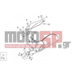 Aprilia - SCARABEO 50 4T 4V E2 2012 - Exhaust - Exhaust - 878564 - Εξάτμιση