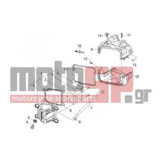 Aprilia - SCARABEO 50 4T 4V E2 2012 - Κινητήρας/Κιβώτιο Ταχυτήτων - COVER head - 430264 - ΒΙΔΑ M5X10