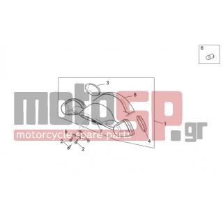 Aprilia - SCARABEO 50 4T 4V E2 2012 - Electrical - lights back - GU93450126 - Λαμπτήρας πορτοκαλί