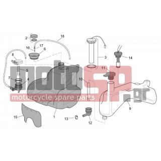 Aprilia - SCARABEO 50 DITECH 2003 - Body Parts - oil tank and FUEL - AP8202265 - Φίλτρο βενζίνης
