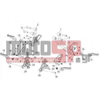 Aprilia - SHIVER 750 2014 - Frame - sill - AP8121224 - ΕΛΑΤΗΡΙΟ ΜΑΡΣΠΙΕ MOTO 650-1000