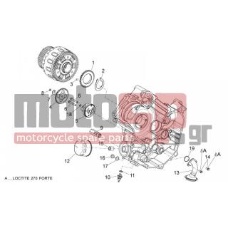 Aprilia - SHIVER 750 GT 2009 - Κινητήρας/Κιβώτιο Ταχυτήτων - OIL PUMP - 873863 - ΤΡΟΜΠΑ ΛΑΔΙΟΥ SHIVER/DORSODURO 750