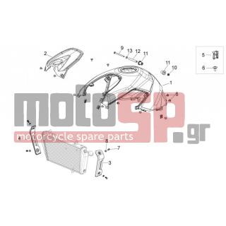 Aprilia - SHIVER 750 GT 2009 - Πλαίσιο - main body - AP8152299 - ΠΑΞΙΜΑΔΙ  M6*