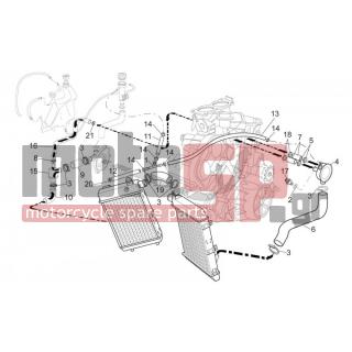 Aprilia - SL 1000 FALCO 2003 - Engine/Transmission - cooling system - AP8144309 - Σωλήνας εξαέρωσης ψυγείου-ρακόρ