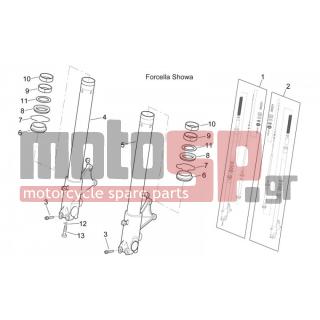 Aprilia - SL 1000 FALCO 2003 - Suspension - Fork Front II - AP8123812 - Βίδα M10x1,5
