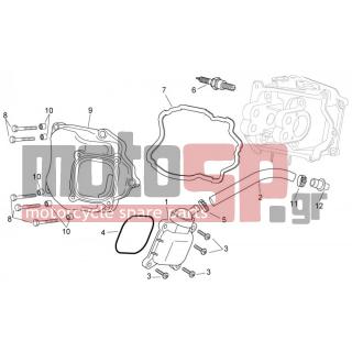 Aprilia - SPORT CITY CUBE 125-200 CARB E3 2009 - Κινητήρας/Κιβώτιο Ταχυτήτων - oil breather valve
