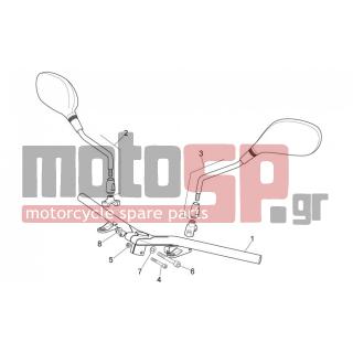 Aprilia - SPORT CITY STREET 300 4T 4V E3 2012 - Πλαίσιο - Steering wheel - AP8150277 - ΒΙΔΑM8x50*