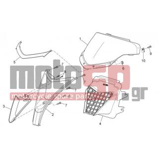 Aprilia - SR 50 CARB 2014 - Body Parts - Bodywork FRONT II - AP8150421 - ΒΙΔΑΚΙ
