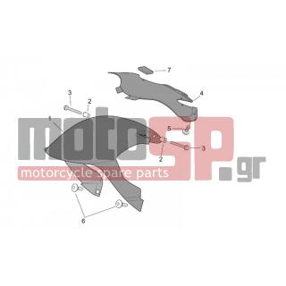 Aprilia - SR 50 H2O (IE+CARB) 2009 - Body Parts - Bodywork FRONT IV - AP8152246 - ΒΙΔΑ