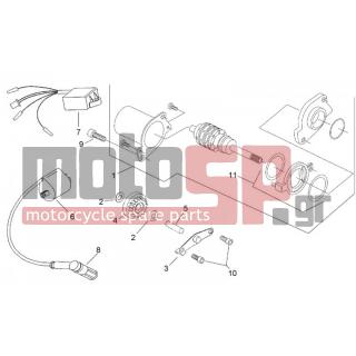 Aprilia - SR 50 H2O 1999 - Electrical - ignition system - AP8206125 - ΠΟΛ/ΣΤΗΣ SCOOTER 50 2T RALLY 50 AIR/AREA