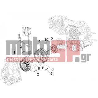 Aprilia - SR MAX 300 2013 - Engine/Transmission - flywheel magneto - 479515 - Γκρόβερ τύπου Α