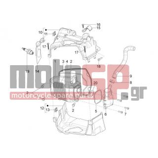 Aprilia - SR MOTARD 125 4T E3 2013 - Κινητήρας/Κιβώτιο Ταχυτήτων - COVER head - 877140 - ΚΑΠΑΚΙ ΚΕΦΑΛΗΣ ΚΥΛ SCOOTER 125-150 4T 4V